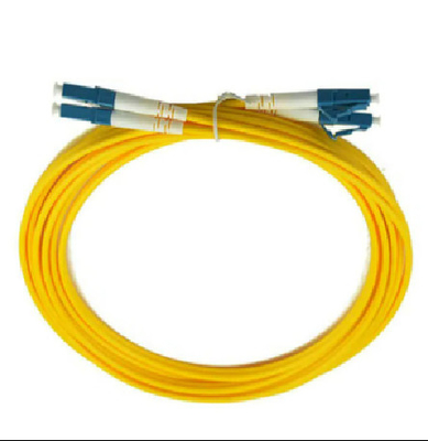 Lc To Lc Single Mode Fiber Patch کابل دوبلکس فیبر جامپر دوام
